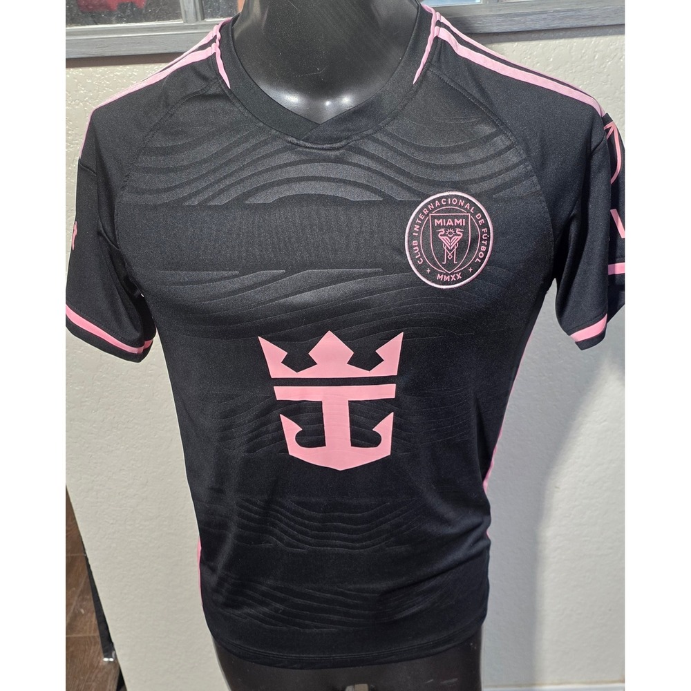 Inter Miami CF Soccer Jersey J Sport Black Pink Bentley Ngo 7 MLS Shirt Large